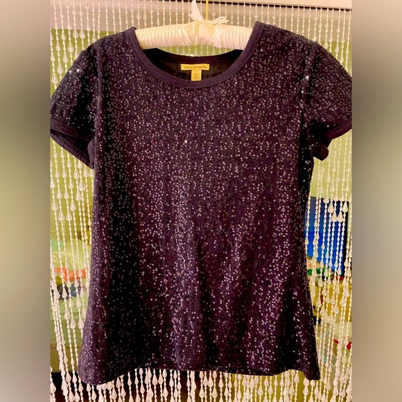 CHA CHA VENTE SEQUINED BLOUSE NWOT - Picture 7 of 7